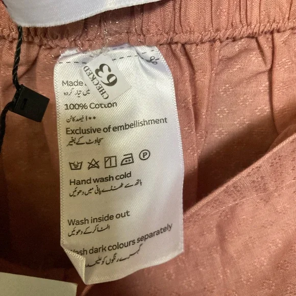 Khaadi Mauve Tunic with Cream embroidery and Trim - Picture 3 of 16